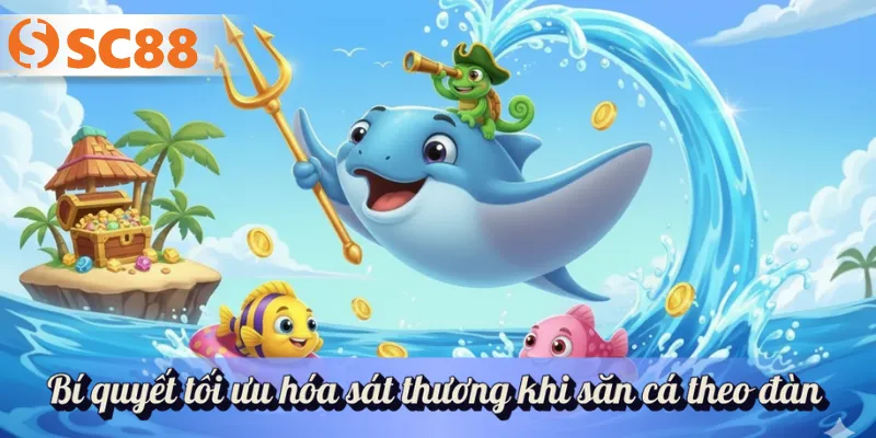 Bí quyết tối ưu hóa sát thương khi săn cá theo đàn