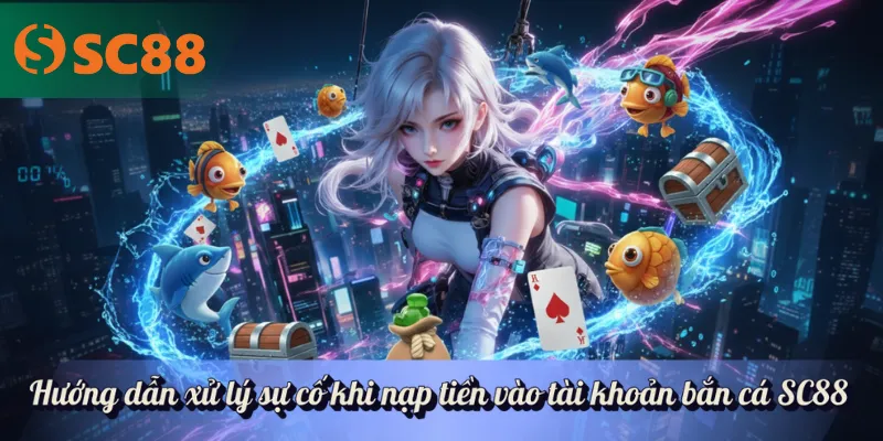Hướng dẫn xử lý sự cố khi nạp tiền vào tài khoản bắn cá SC88