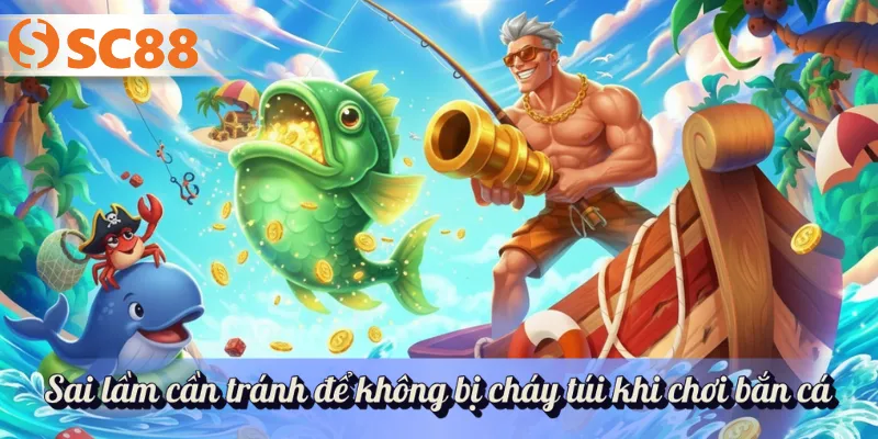 Sai lầm cần tránh để không bị cháy túi khi chơi bắn cá